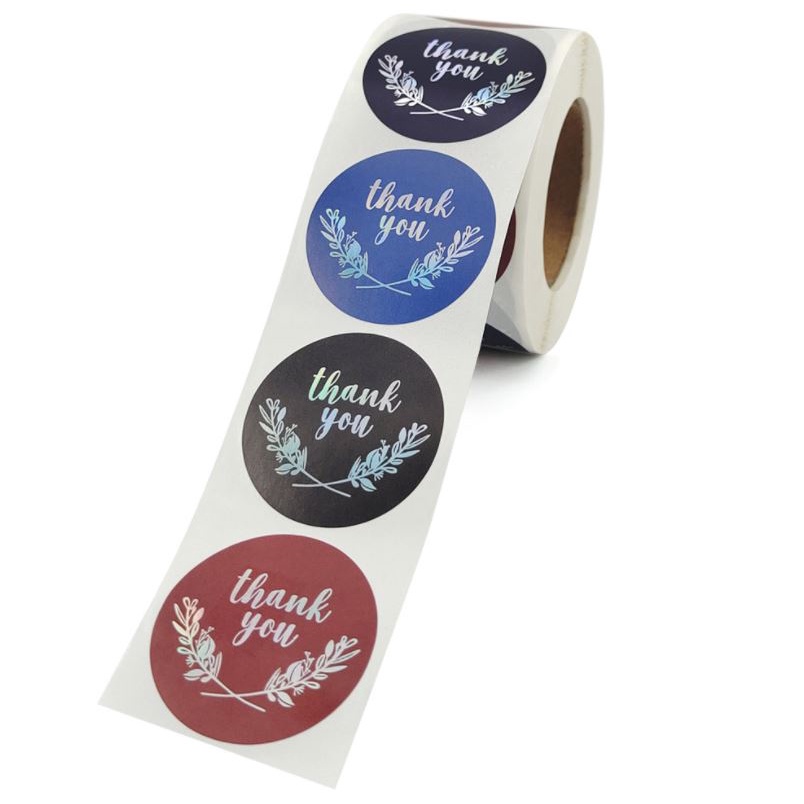 

Sticker Stiker Roll Label Cookie THANK YOU 65