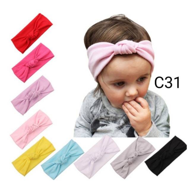 DK Bandana NEWBORN / Top Knot / Headband / Bandana Anak Perempuan - Grup 1