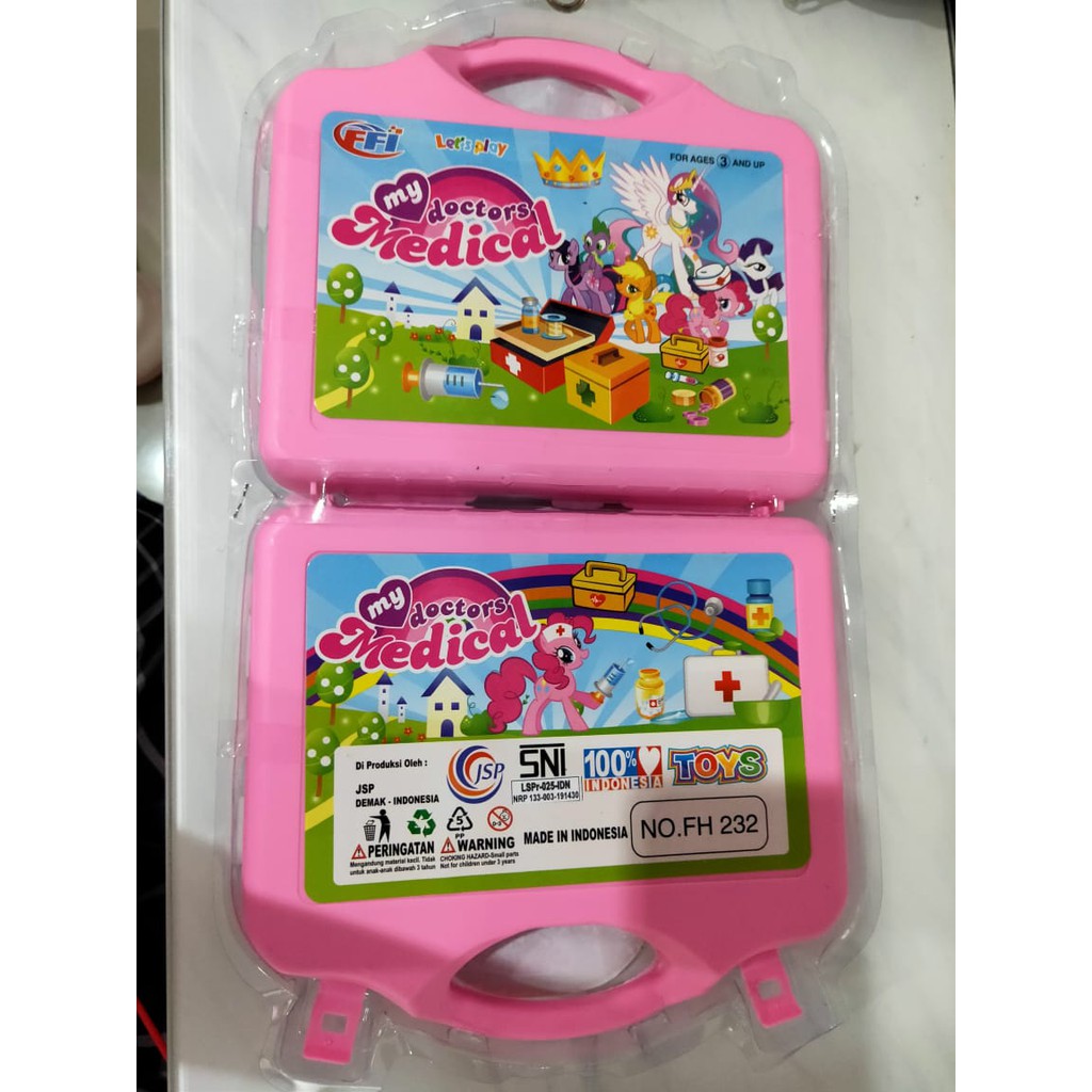 Mainan Anak Dokter-Dokteran. Mainan Doctor Play Set Koper - FH218