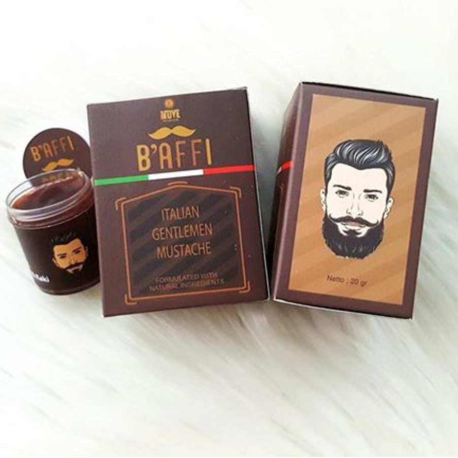 [ORI] Baffi Cream Penumbuh Kumis Jenggot Jambang - Italian Gentleman Mustache