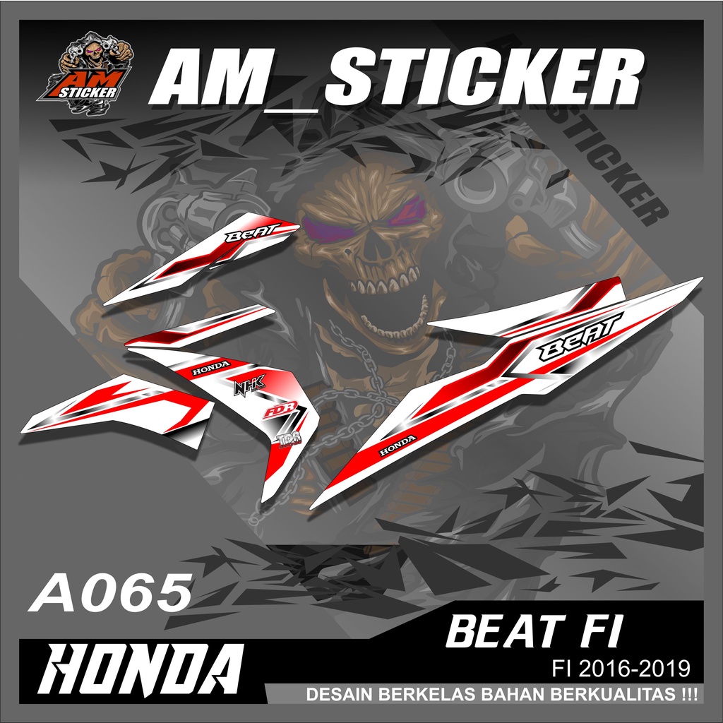 065 STIKER Skotlet STRIPING BEAT FI SREET EPS 2016-2019 DESAIN RACING - STRIPING BEAT DESAIN RACING
