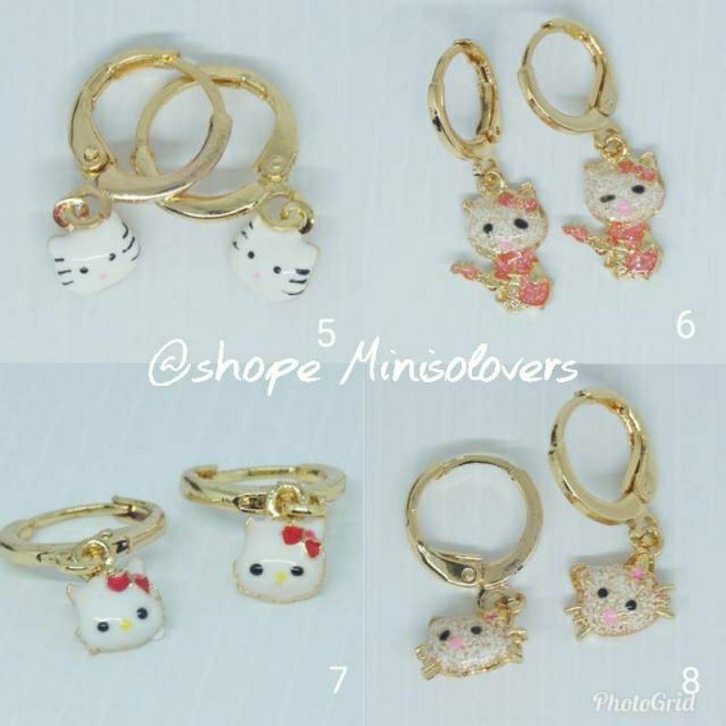 Anting anak karakter hello kitty ♡GOTEN-8♡