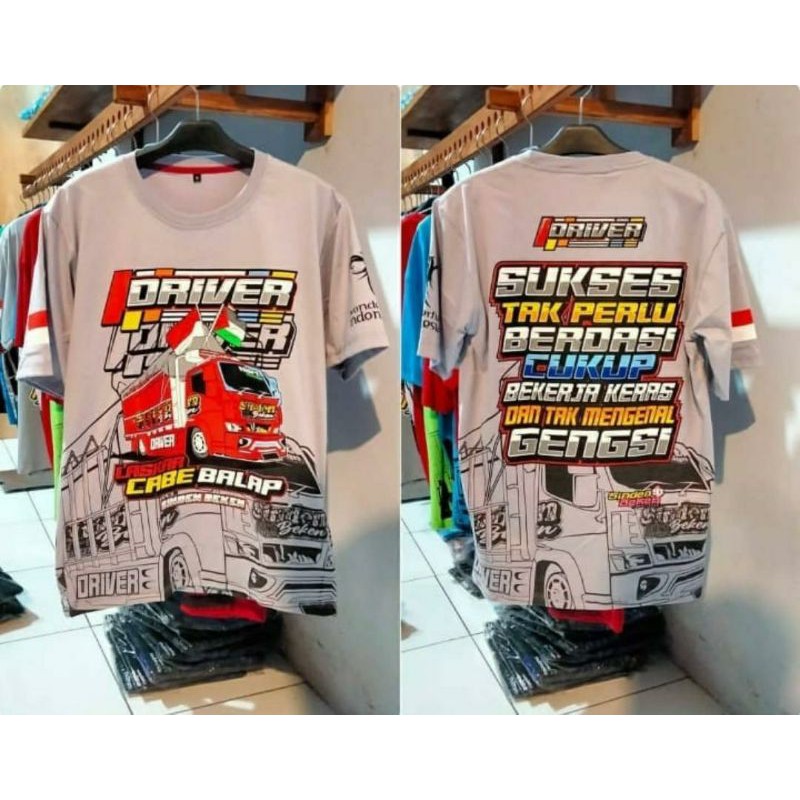 KAOS TRUCK / LASKAR CABE BALAP / Bahan Awet / Kualitas Premium / Sablon Anti Pecah