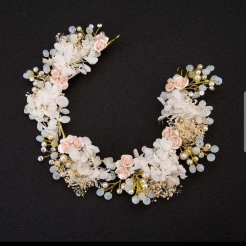 Headpiece Flower Cron-Herpis Pesta-Asesoris Rambut