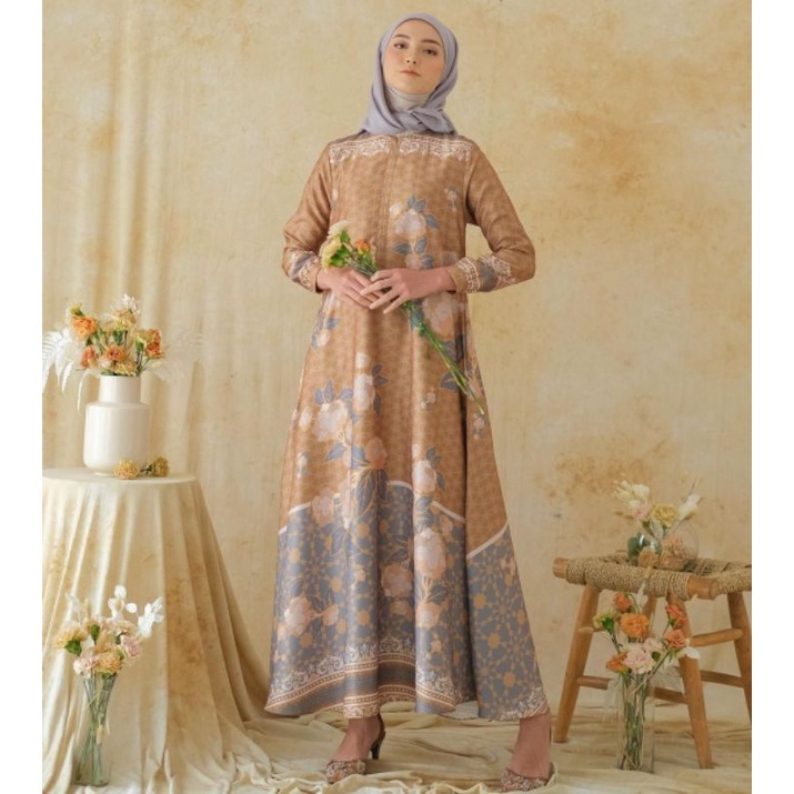 Almahyra dress honey by kienka id