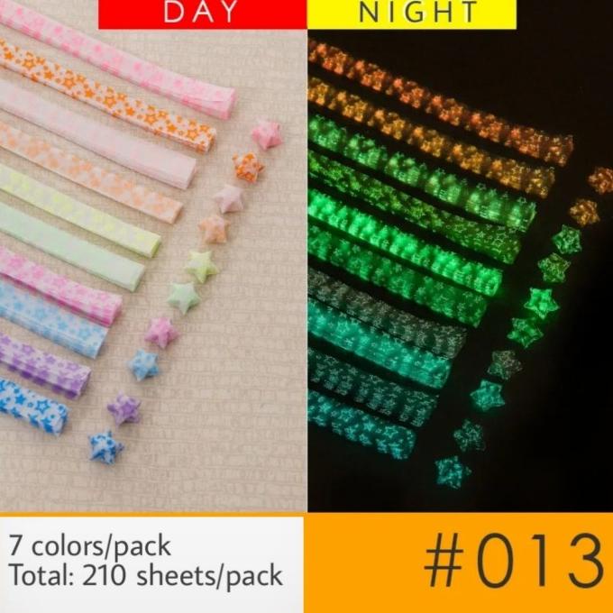 

Kerta origami Bintang Luminous Glow in the Dark Star Paper
