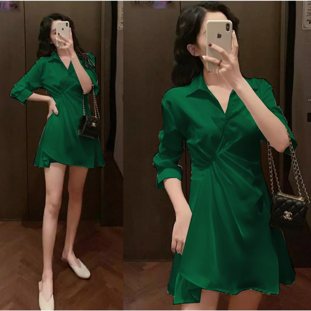 FWG - MINI DRESS SANDIA / MINIDRESS / DRESS KOREA STYLE / DRESS / DRESS WANITA / BAJU DRES WANITA