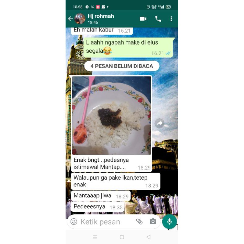 

bumbu bebek kemasan x-tra pedas