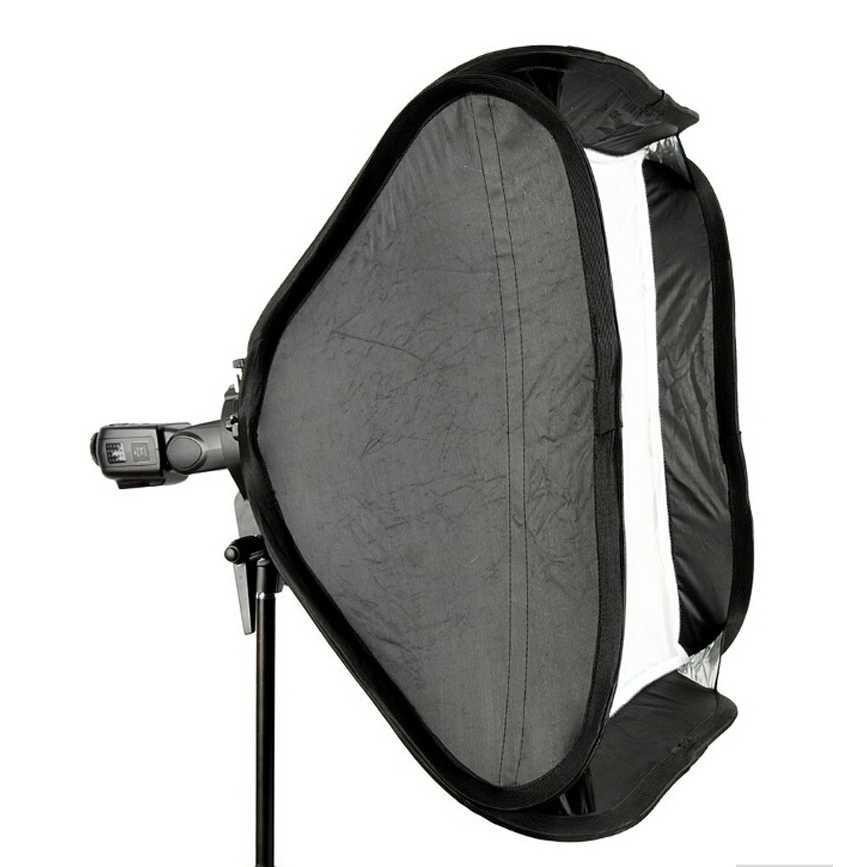 Godox S-Type Softbox Flash Diffuser Camera DSLR 50 X 50 CM - Black