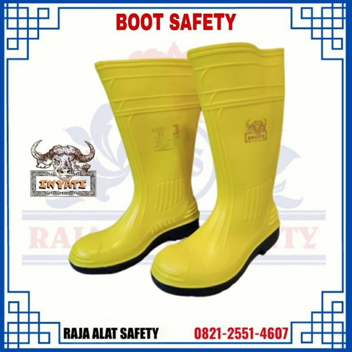 Sepatu Safety Boot Inyati Original / Sepatu Boot Safety Inyati Wayna
