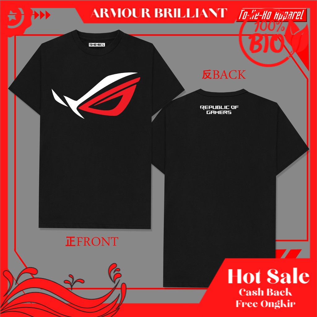 Kaos Game / Gaming ROG [Republic Of Gamer] Black