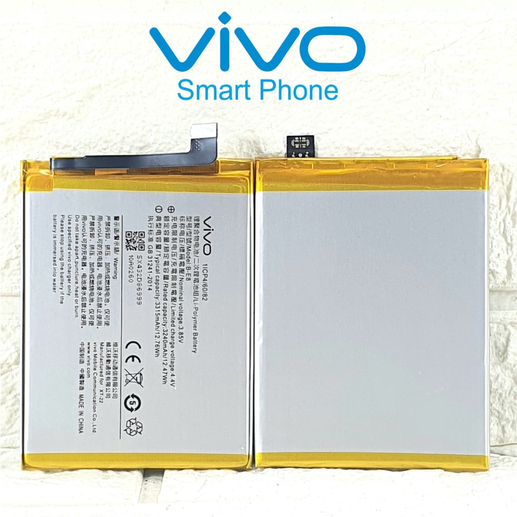Baterai Battery Original VIVO B-E8 BE8 For Hp V11 - V11i - vivo 1806 - Vivo Y97 - V1813 - V1813A - V1813