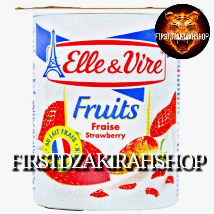 

Elle & vire yogurt strawberry 125gr