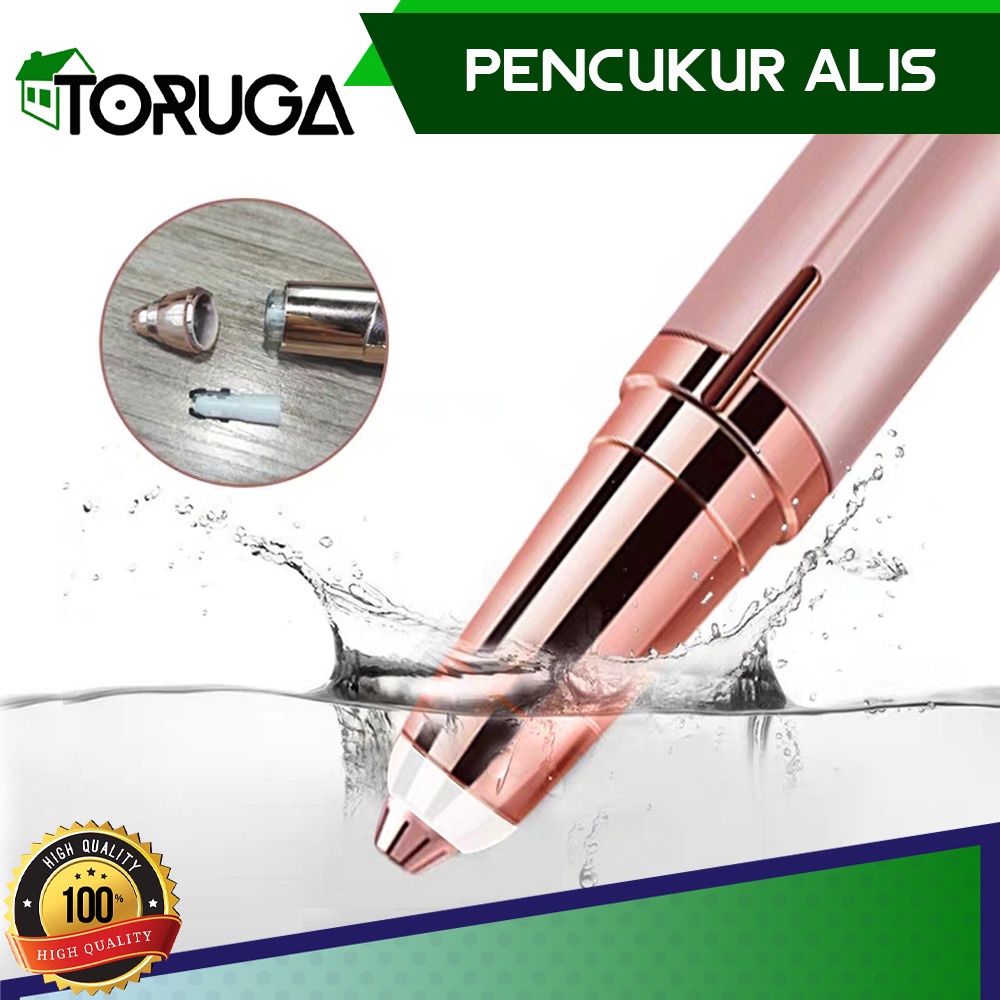ALAT CUKUR ALIS BULU TANPA RASA SAKIT IMPORT ELEKTRIK MURAH PENCUKUR HALUS BESAR
