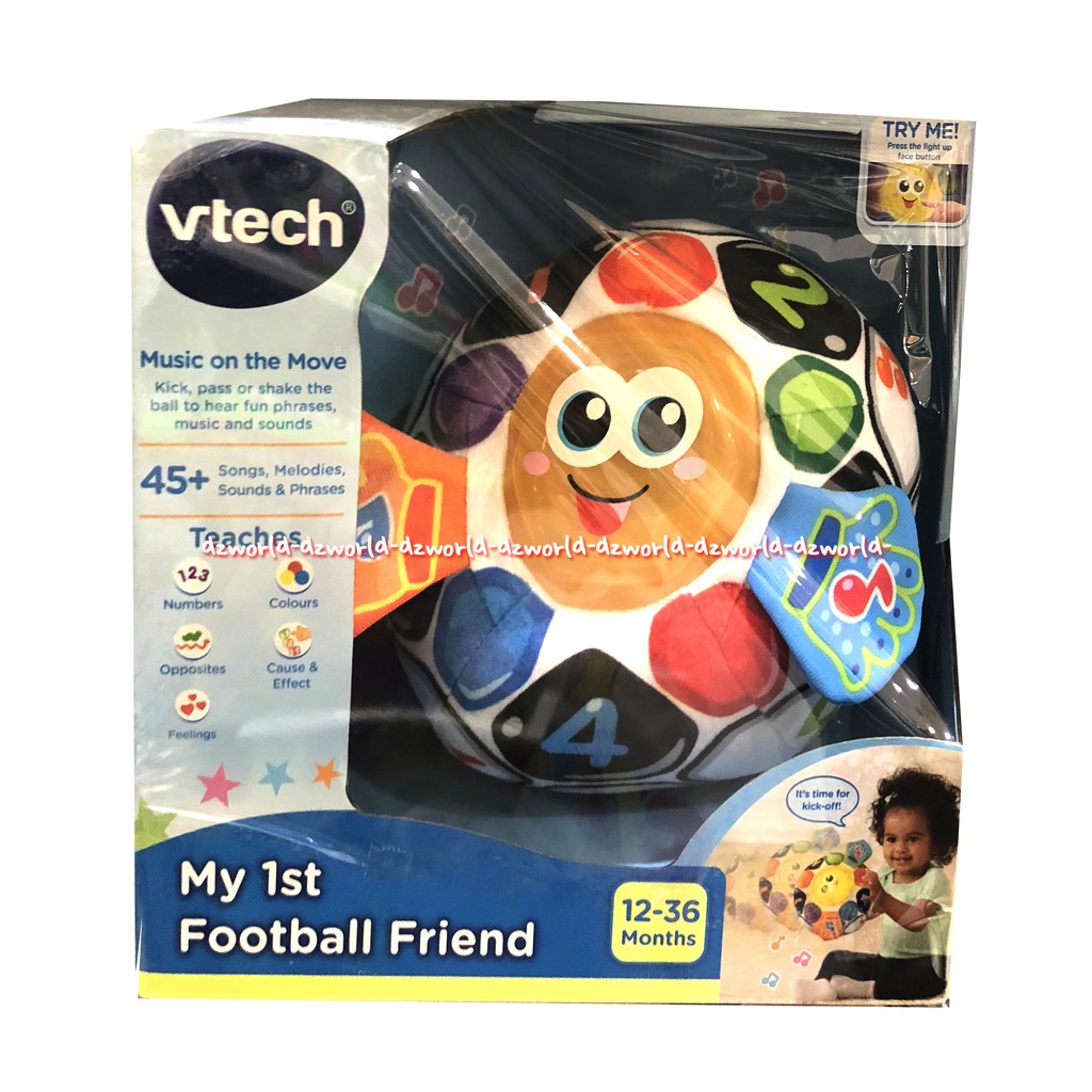 Vtech Baby My1St Football Friend Mainan Bola Bayi Soccer Ball Foot Ball