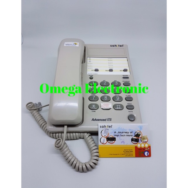 RESMI Sahitel S71 - Telepon Kantor Rumah Kabel Single Line Telephone