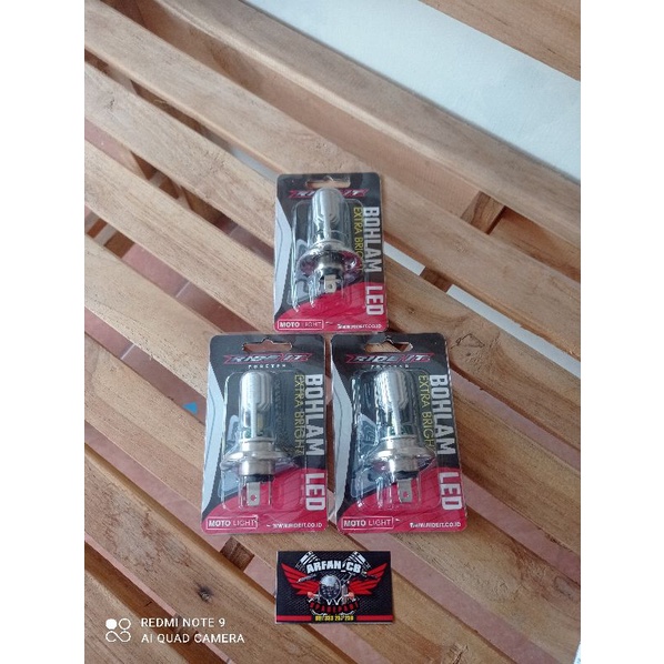 Bohlam/Lampu LED H4 RIDE IT