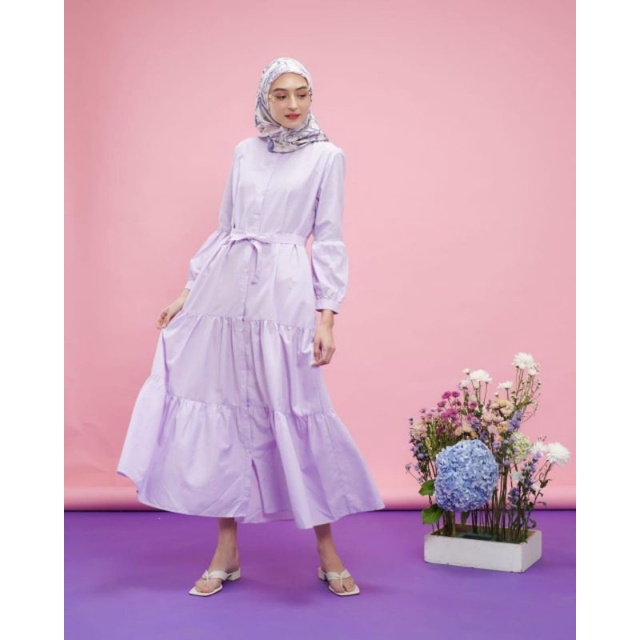 (NEW) Lavra dress light purple aleza label