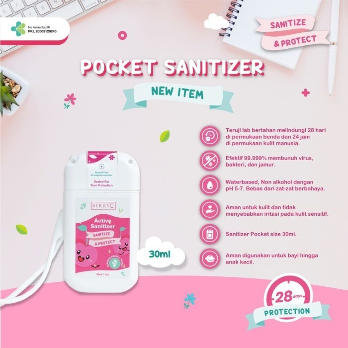 Berry C - Pocket Sanitizer 30ml