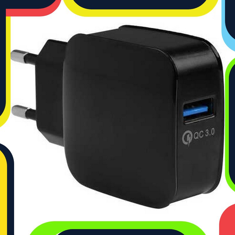 Bayar Ditempat Taffware Wall Charger USB 1 Port QuickCharge 3.0 - BK-370