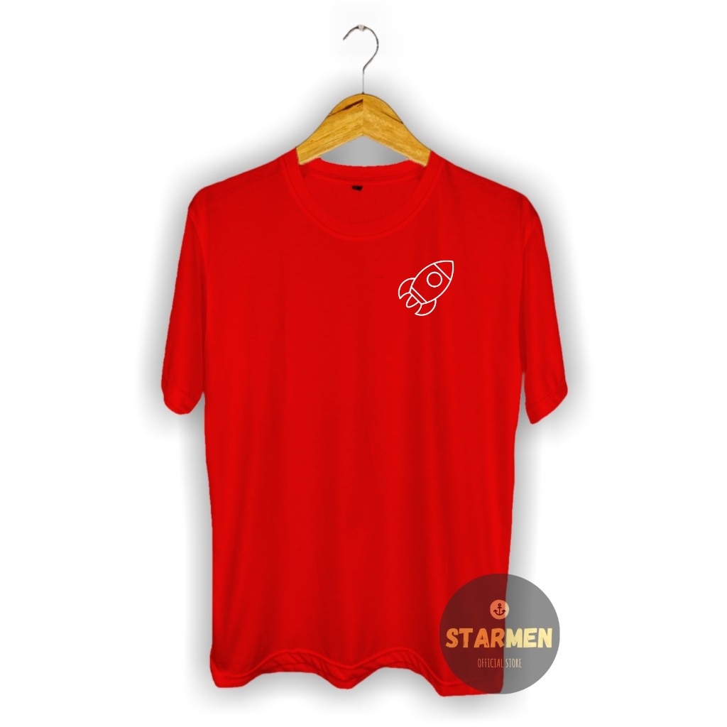 Kaos Distro Pria T-Shirt Motif Kata Kata ROCKET