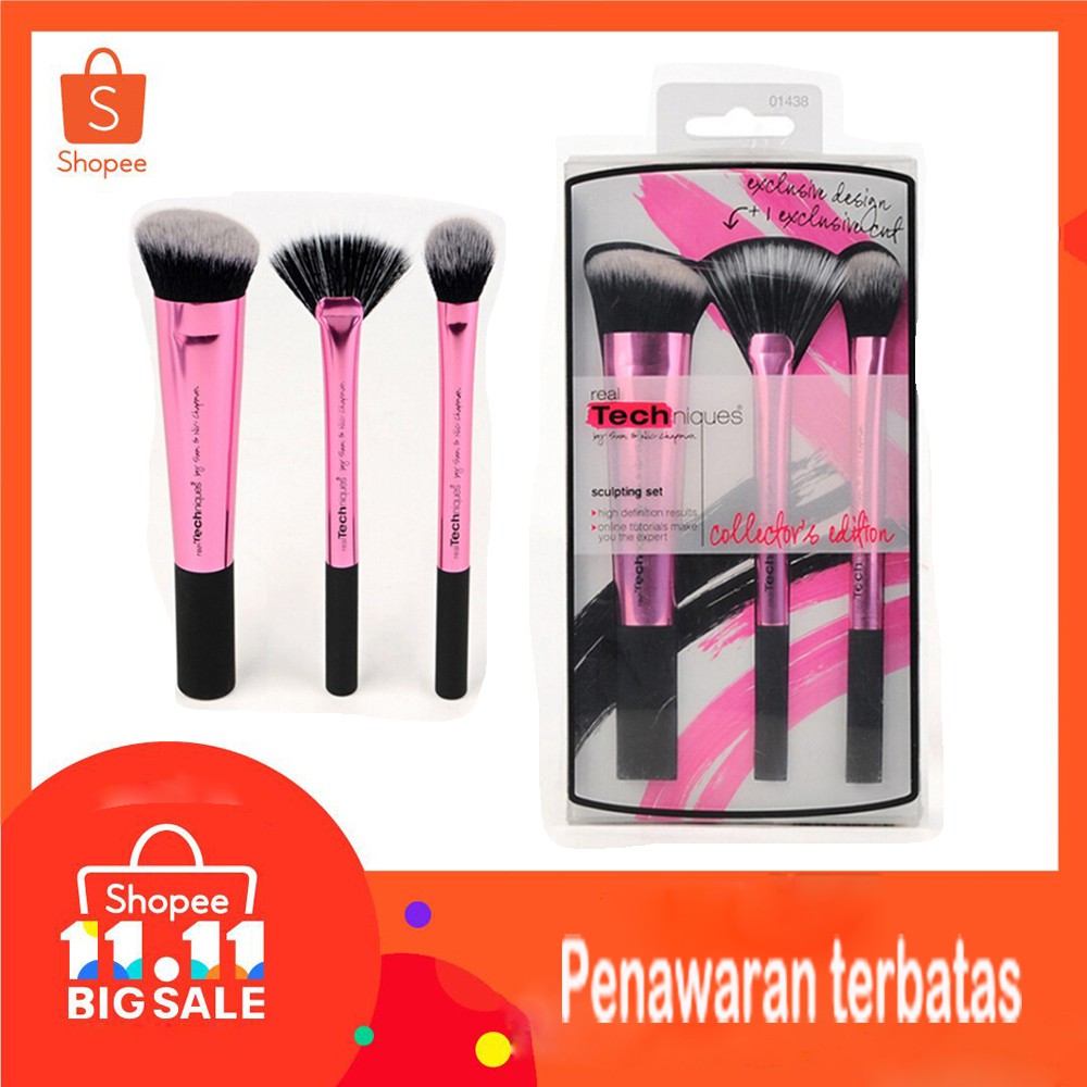 Bayar Di TempatSet Alat Kosmetik Kuas Makeup Untuk Bedak