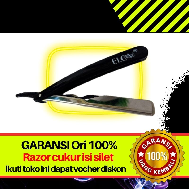 PISAU ALIS RAZOR RAJOR PENCUKUR JENGGOT KUMIS RAMBUT RAZOR BARBERSHOP SALON