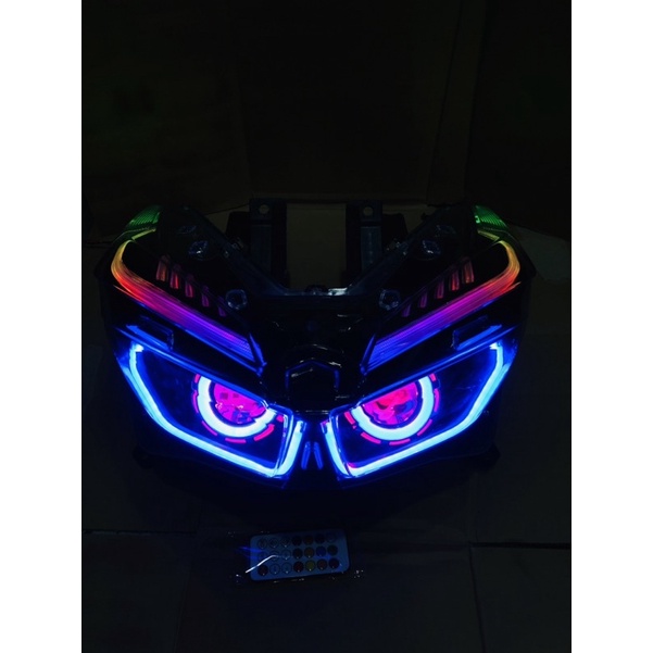 PROJIE ALIS RGB/RUNNING VARIO 150/125 NEW&amp;VARIO new SEPAKET REFLEKTOR/HEADLAMP ORIGINAL VARIO 150 NEW (BUKAN BILED)