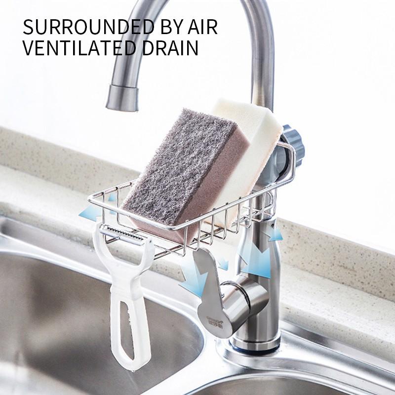 Rak Gantungan Barang Keran Air Peralatan Dapur Sabun