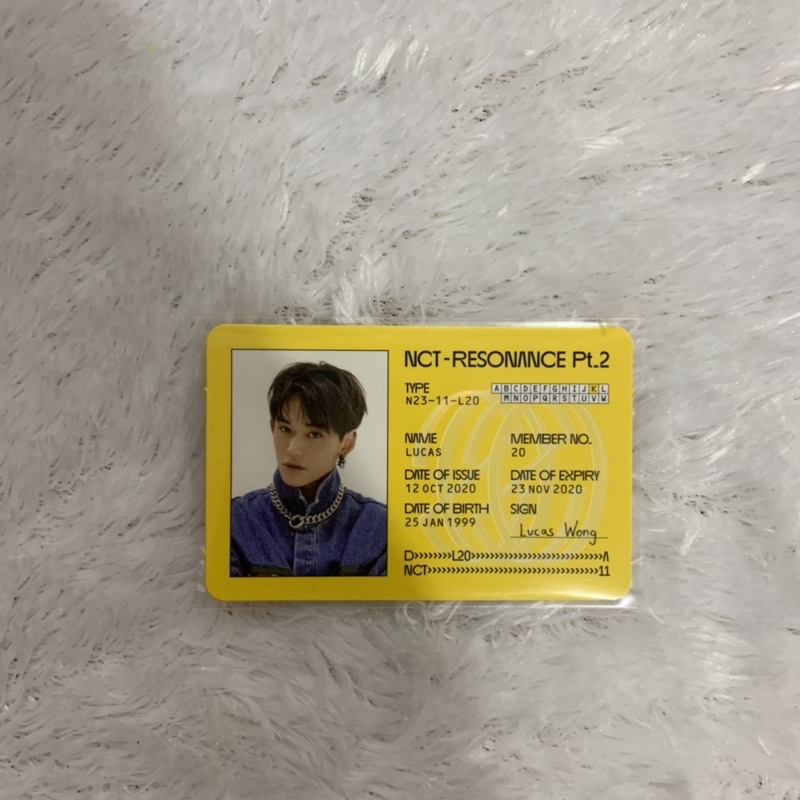 ID Card Lucas, Jisung Cafe PC