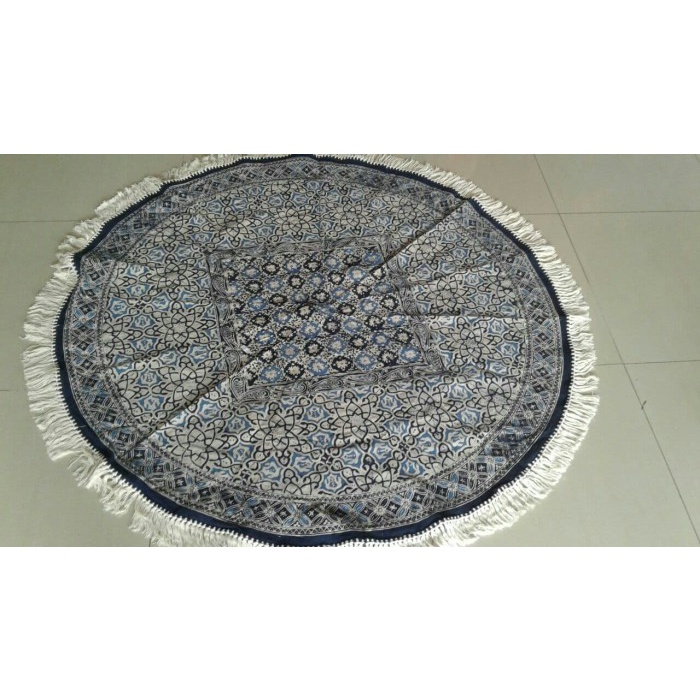 Taplak Meja Makan - Taplak Meja Makan Batik Cap Pekalongan Premium Bentuk Bulat Besar
