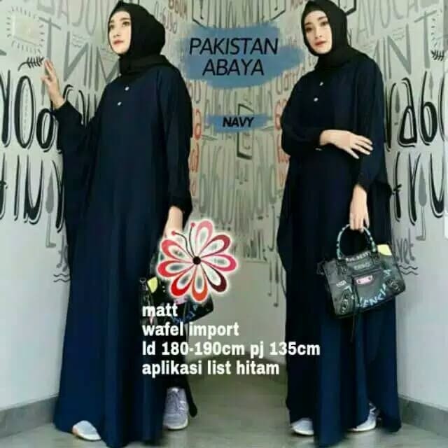 Baju Muslim Wanita Abaya Pakistan Mocca / Gamis Wanita Murah
