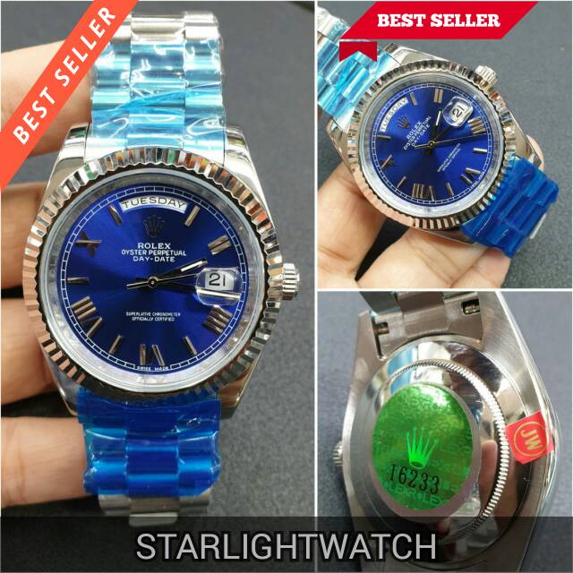 JAM TANGAN ROLEX PRIA DAY DATE MESIN AUTOMETIC