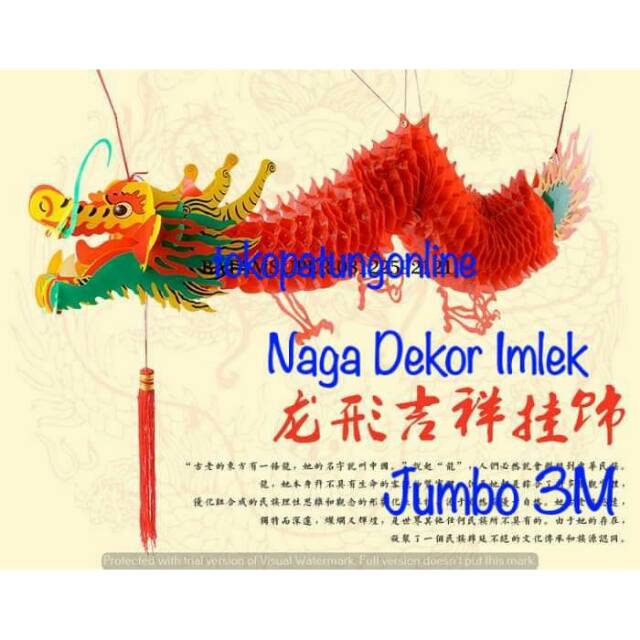 Jual Naga Dekorasi Imlek 2022 Indonesia