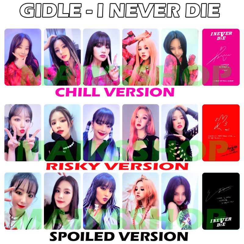 Gidle G-idle I Never Die Photocard Kpop