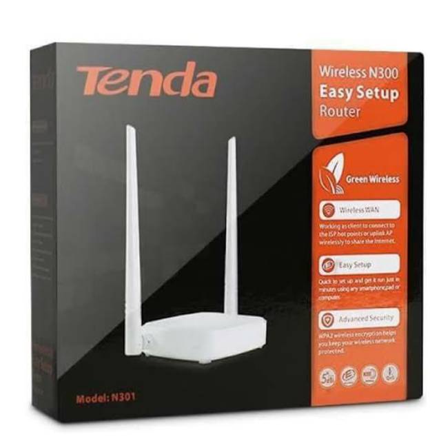 Tenda N301 Wireless N300 Easy Setup Router