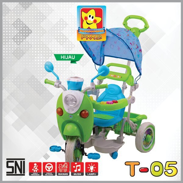 Sepeda Anak Tricycle Roda Tiga Scoopy PMB T-05