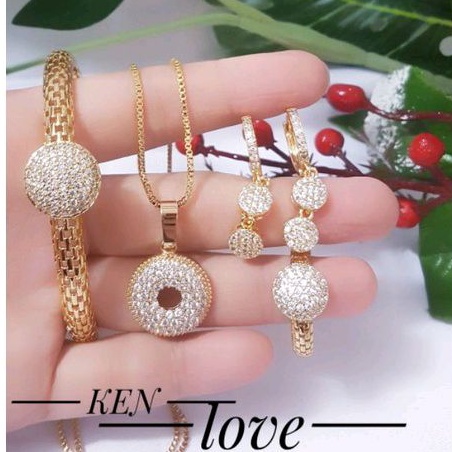 Xuping Set Perhiasan Wanita Gold Xuping 159222