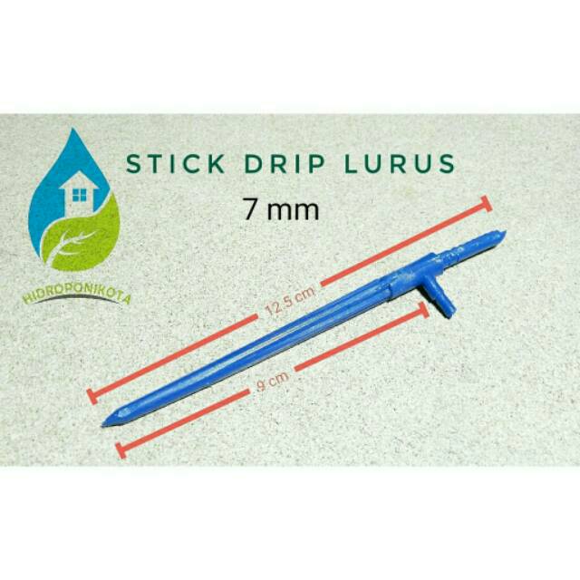 stick drip lurus 7 mm - biru