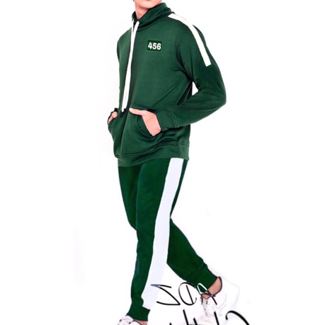 JAKET SWITER SQUID GAME BISA CUSTOM NOMOR SENDIRI JAKET SQUID GAMES SQUID GAME JACKET KAMI JUGA MENY