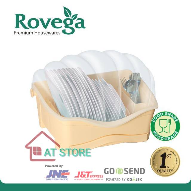  Rak  Piring  Rovega Shella DRM800 Shopee Indonesia