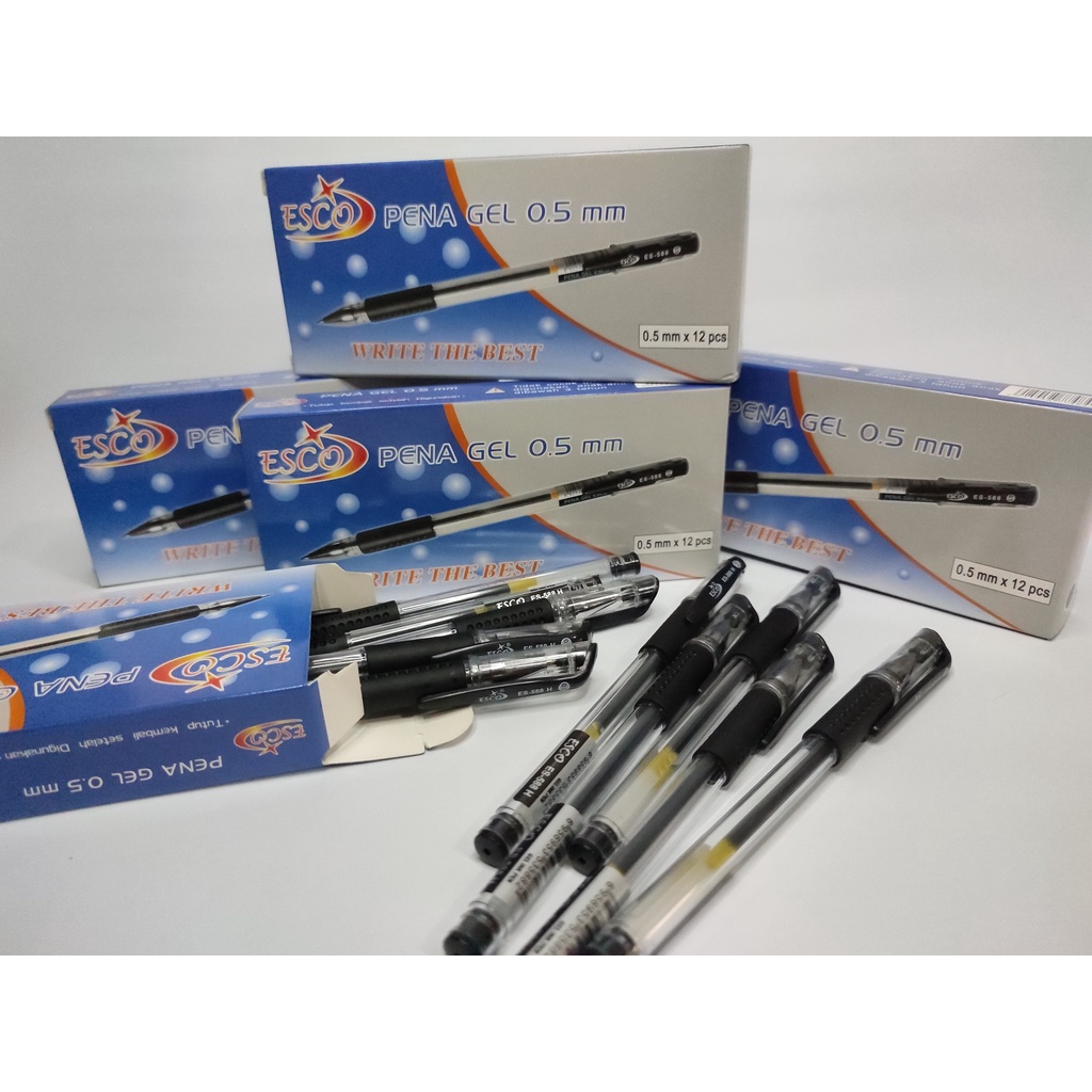 

Pen gel esco es-588 Pulpen gel 1 lusin