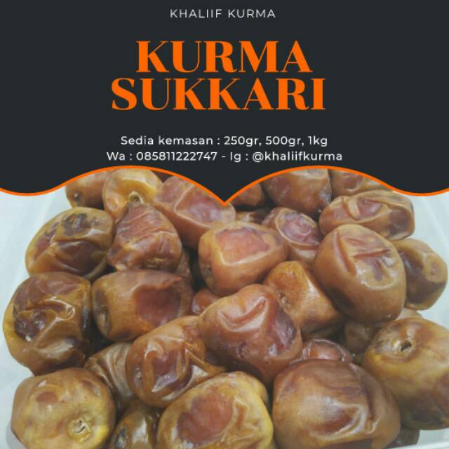

Kurma Sukkari / Kurma Raja Asli Medina /Sukkari Dates