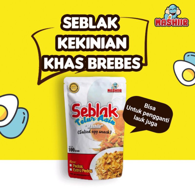 

Keripik Pedas Seblak Telur Asin "Mashiir" Paket Reseller