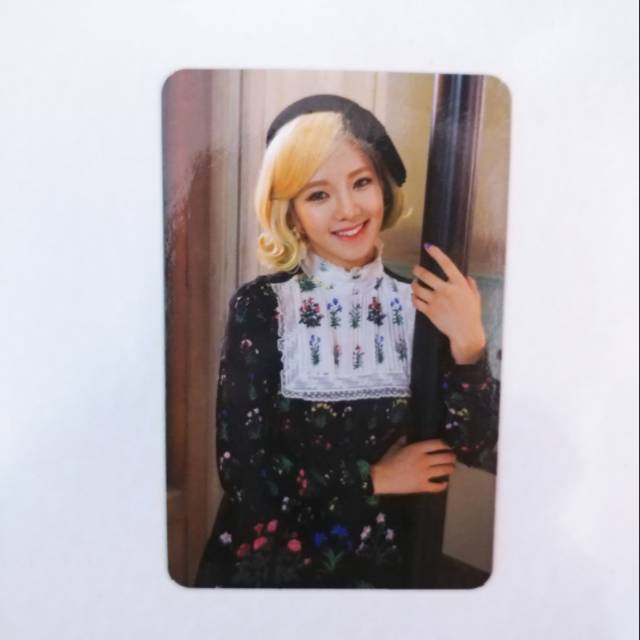 SNSD Hyoyeon You Think Photocard
