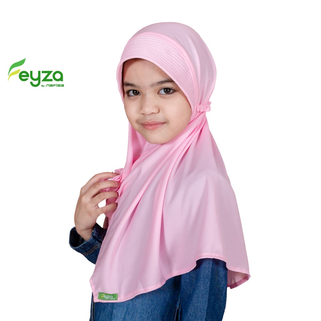 Jilbab Feyza Velika - Jilbab Instan Anak Usia 7-9 Tahun - Jilbab Anak - Hijab Cute - Jilbab Simpel