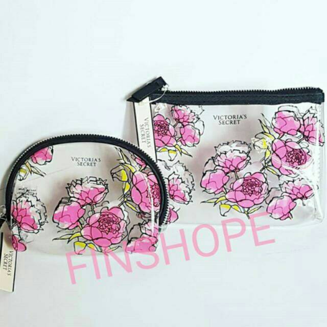 Tas kosmetik Dompet makeup pouch Victoria Secret original premium