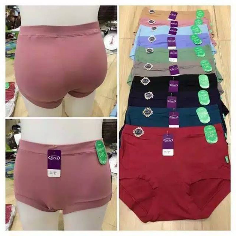 (6)PCS CELANA DALAM SOREK 1238 WANITA DEWASA KARET LEBAR SUPER SOFT