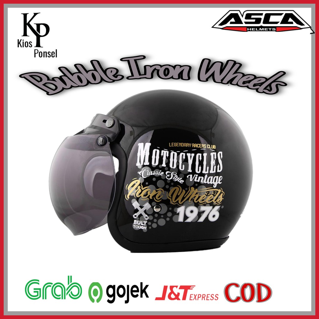 Asca Helm Bogo Bubble Iron Wheel