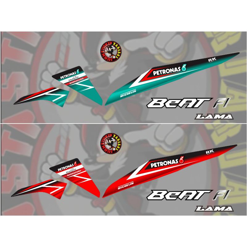 (cod) striping beat fi 2013-2015 variasi - stiker motor honda - motor – beat fi 2013-2015 - Racing P